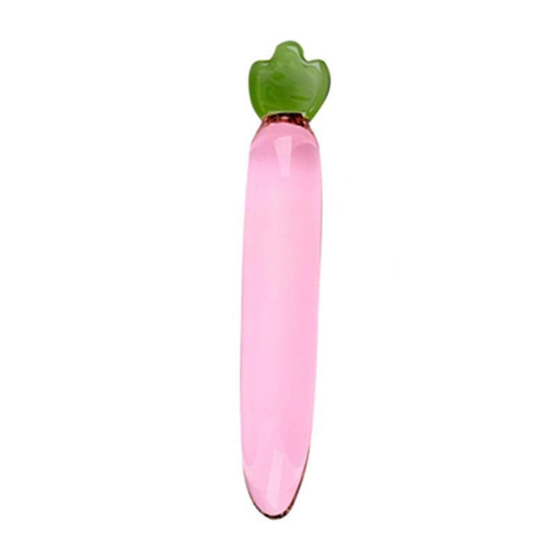 5 types Vegetable Crystal Glass Popular Anal Plugs Female Masturbation fruit Glass Dildo vibrator sex toys for woman