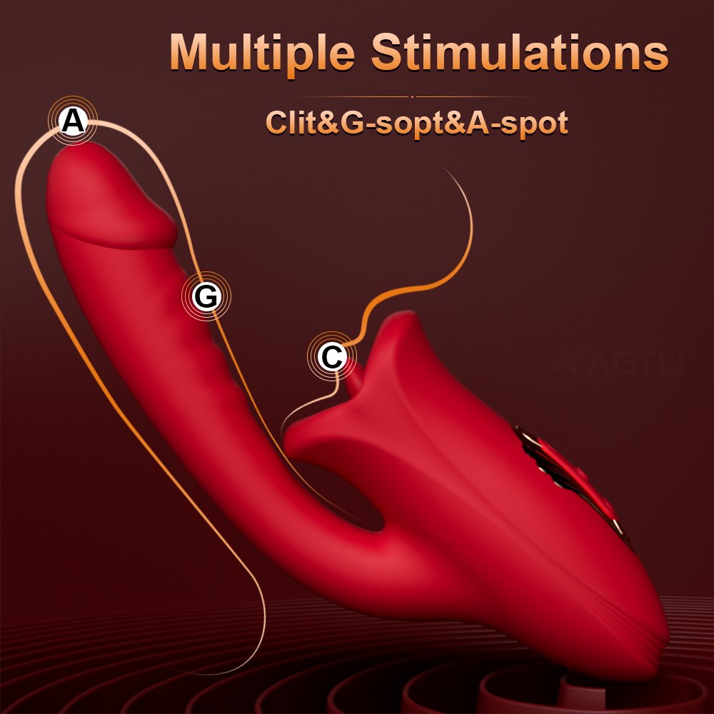 Patting Tongue Licking Dildo Vibrator for Women Clitoris Vagina Stimulator Nipples Anal Massager Vibrating Adult Sex Toy Couples