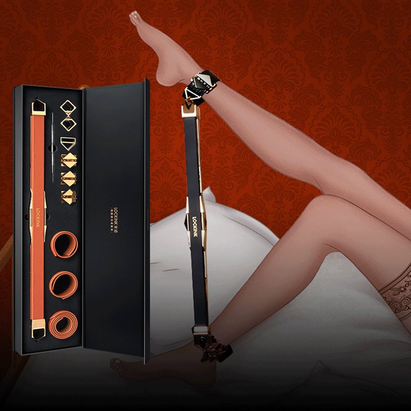 REDBURG Real Leather Bondage Gear Suit Handcuffs Collar BDSM Sex Toys for Women and Men Juguetes Sexuales SM