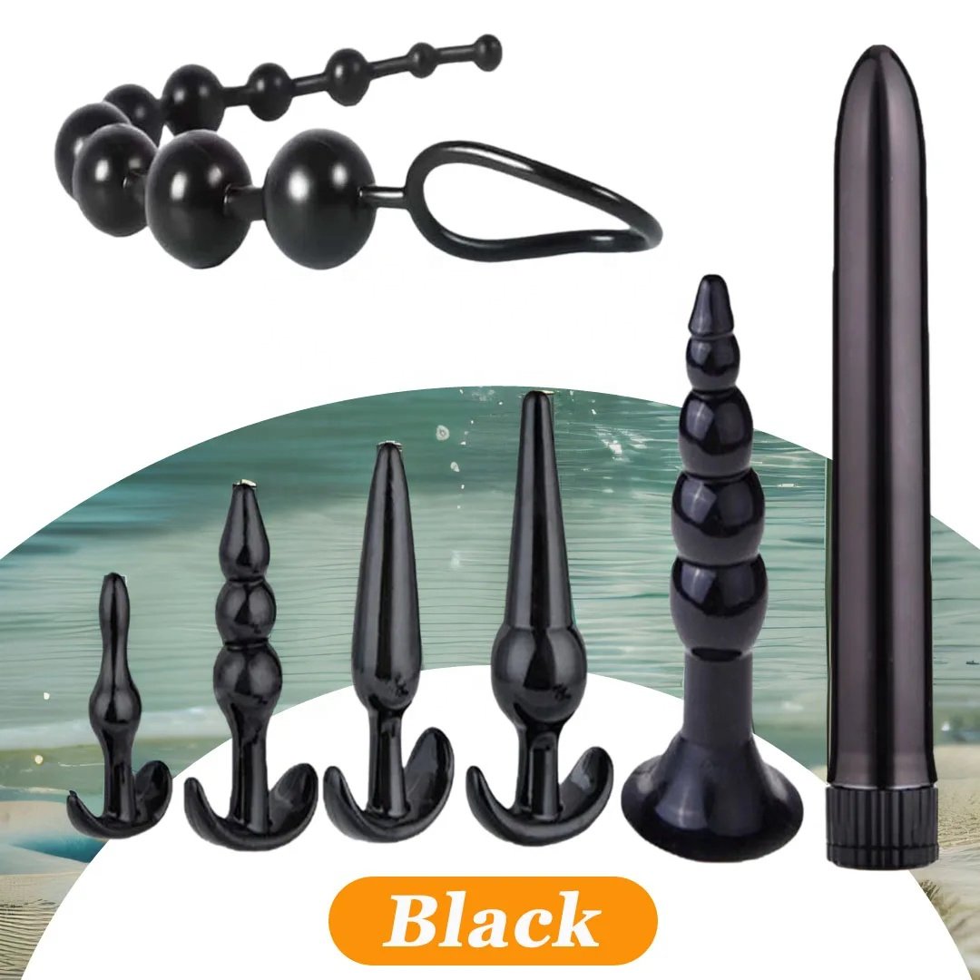 7pcs Set Vibrator Dildos Anal Beads Butt Plug Adult Exotic Sex Toys For Women Couples Vaginal Clitoris Stimulator Goods Products