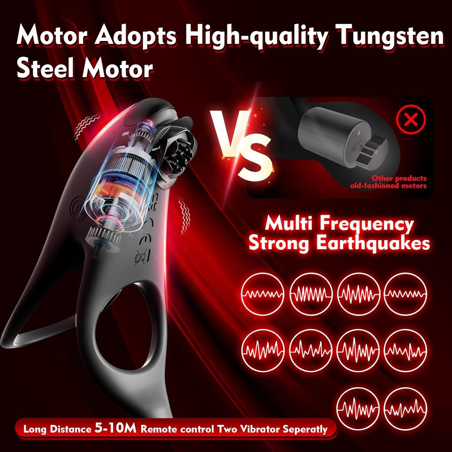 ZWFUN 2IN1 Rose Vibrating Cock Penis Ring Remote Control Anal Vibrator Women Clitoral Stimulation Sex Toy for Couple