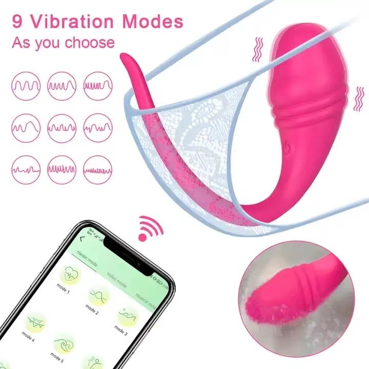 New Design Smart Whale Shape App Remote Control Kegel Balls Vibrators For Women