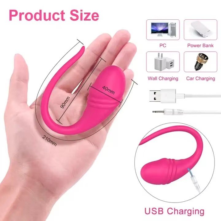 New Design Smart Whale Shape App Remote Control Kegel Balls Vibrators For Women