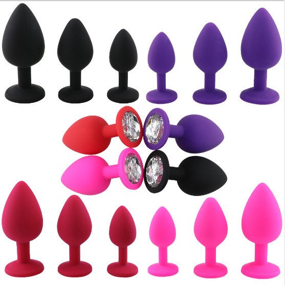 Fast Dispatch 3 PCS Set S M L Body Safe Silicone Prostate Massager Butt Plug Anal Sex Toys