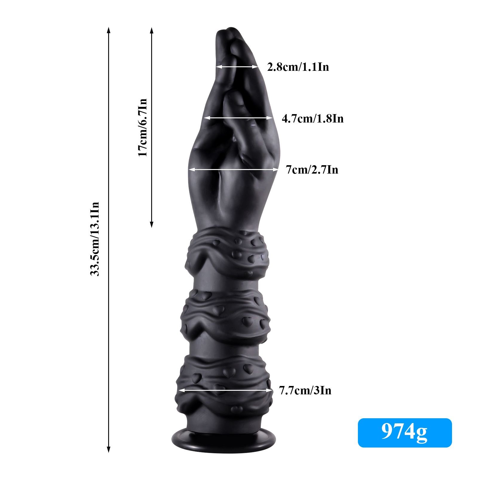 Super Huge Hand Shape XXL Fist Monster Fisting Anal Dildo Strong Suction Cup Vagina Stimulation Anal Butt Plug For Women Lesbian