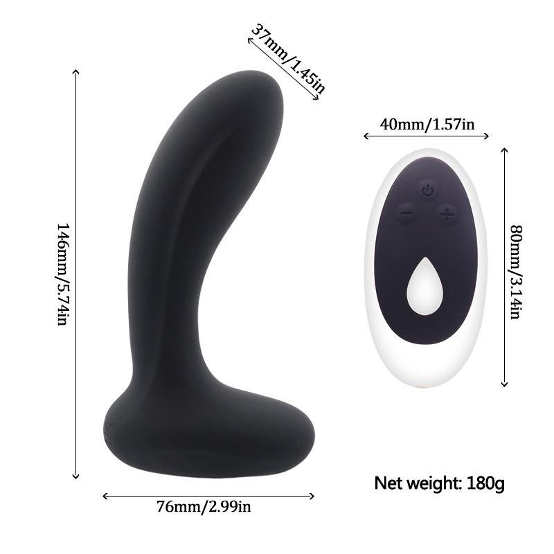 Anal plug vibrator prostate massager with wireless remote controller waterproof sex toy for man