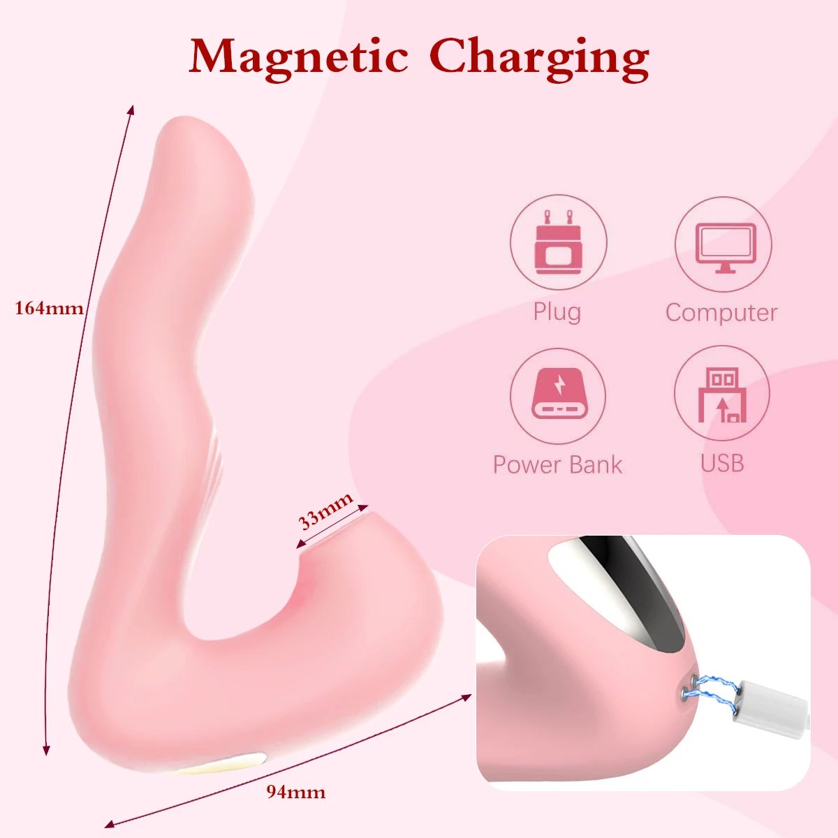Brazil Hot Selling Vaginal Anal Stimulator Pulsating Vibrator Breast Nipple Massager Female Clitoral Sucking Vibrator For Women