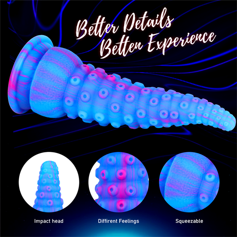 MOGlovers Tentacle Realistic Big Anal Dildo For Women With Strong Suction Cup Huge Monster Silicone Octopus Toy