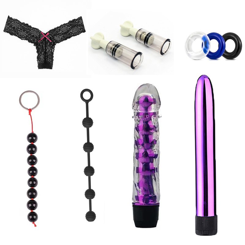 Adults Woman Toys Nipple Clip Spanking Paddle Whip Neck Collar Mouth Gag Anal Plug Bdsm Mask Handcuffed Slave Bondage Sex Toy