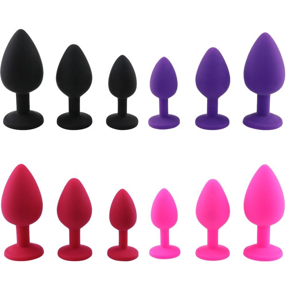 Factory Price Girlspower Classic Silicone Anal Plug With Dimon Anal Plug Jewel Anal Sex Toys For Woman And Men
