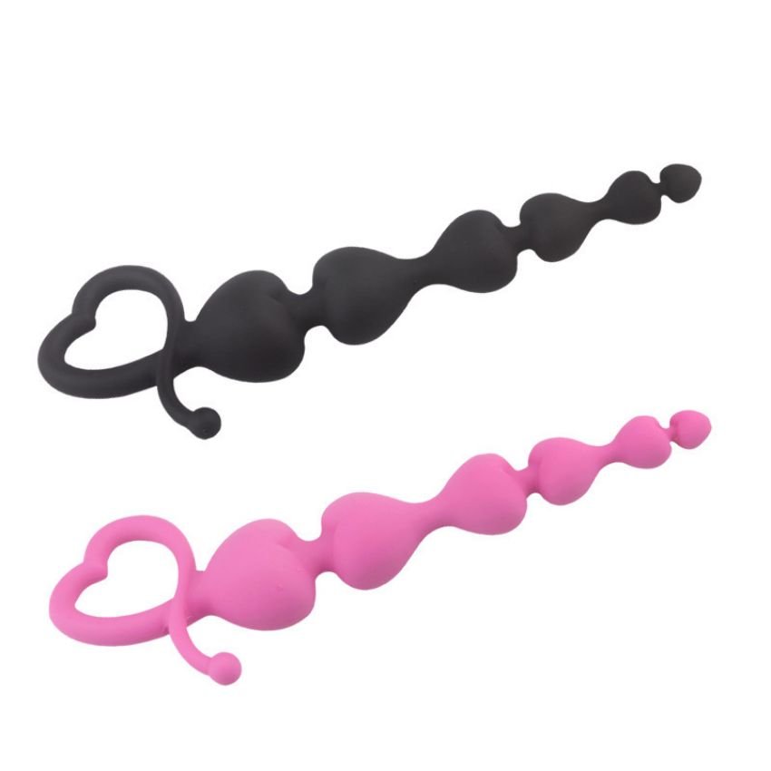Sex Toys Silicone Slim Pull Beads Massager Plug for beginner, Man Woman Adult Product Anal Plug