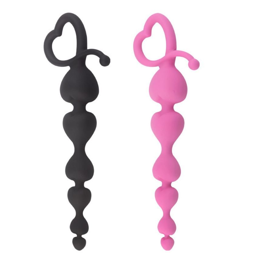 Sex Toys Silicone Slim Pull Beads Massager Plug for beginner, Man Woman Adult Product Anal Plug