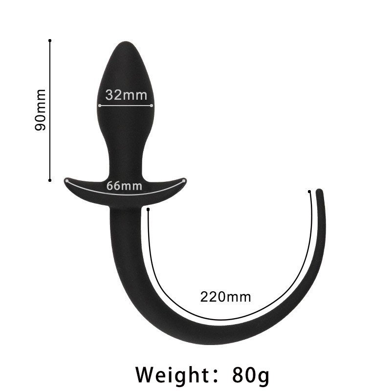 High Quality Silicone Anal Toys Butt Plug Tail