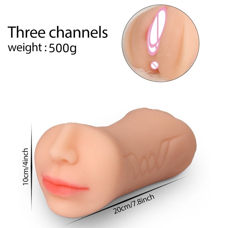 Joypark Sex Adults Realistic Oral Clit Vagina For Men Tight Pussy Male Portable Masturbator Cup Deep Throat Tongue Toys