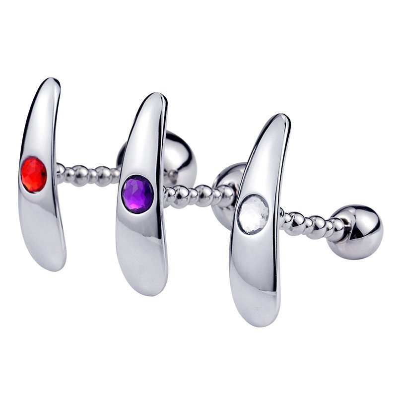 3 Sizes round Head Metal Anal Plug 6 Color Adult Butt Plug Sex Toys for Men and Women
