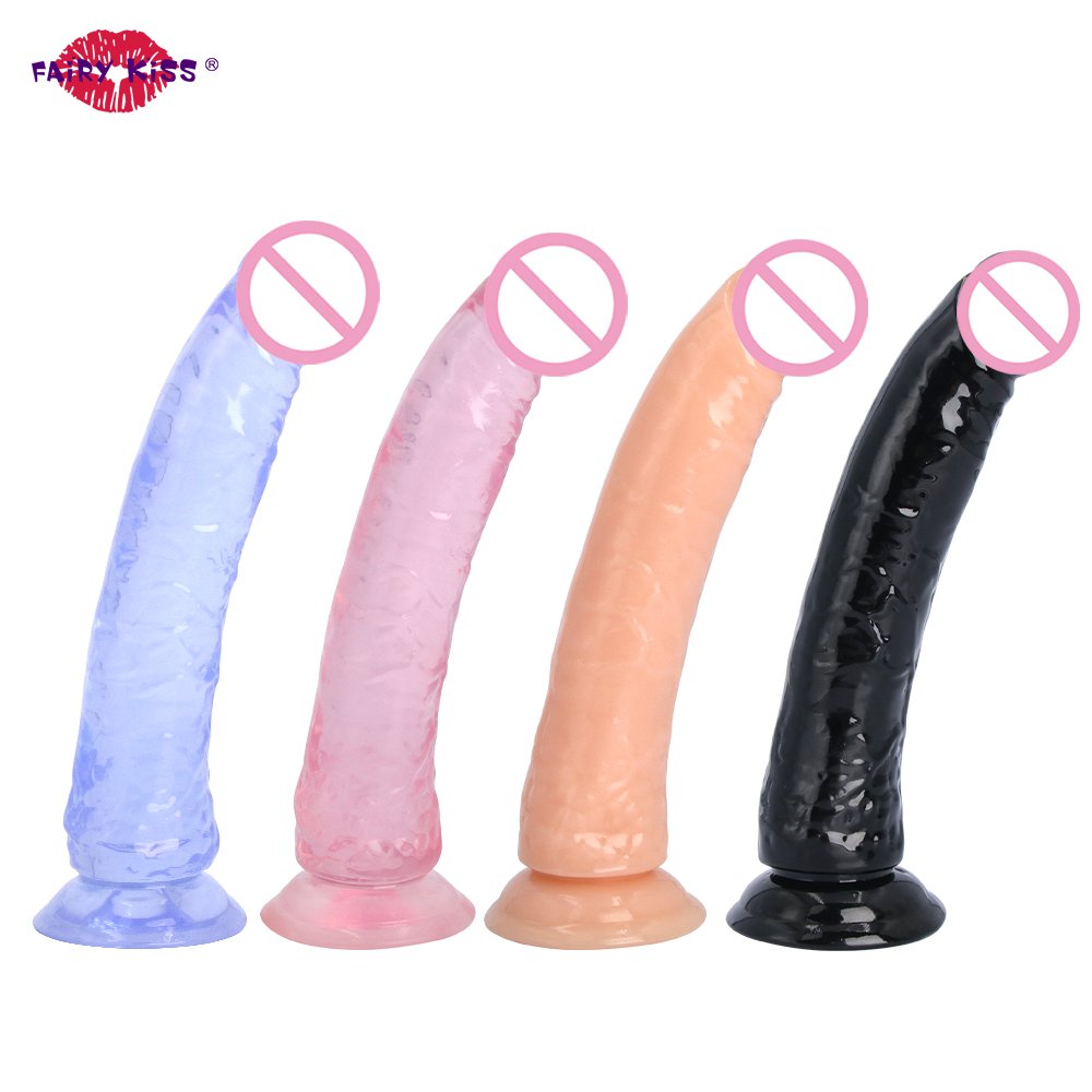 Best masturbator Female masturbation sex toy artificial penis dildo transparent sex toys women anal sex toys