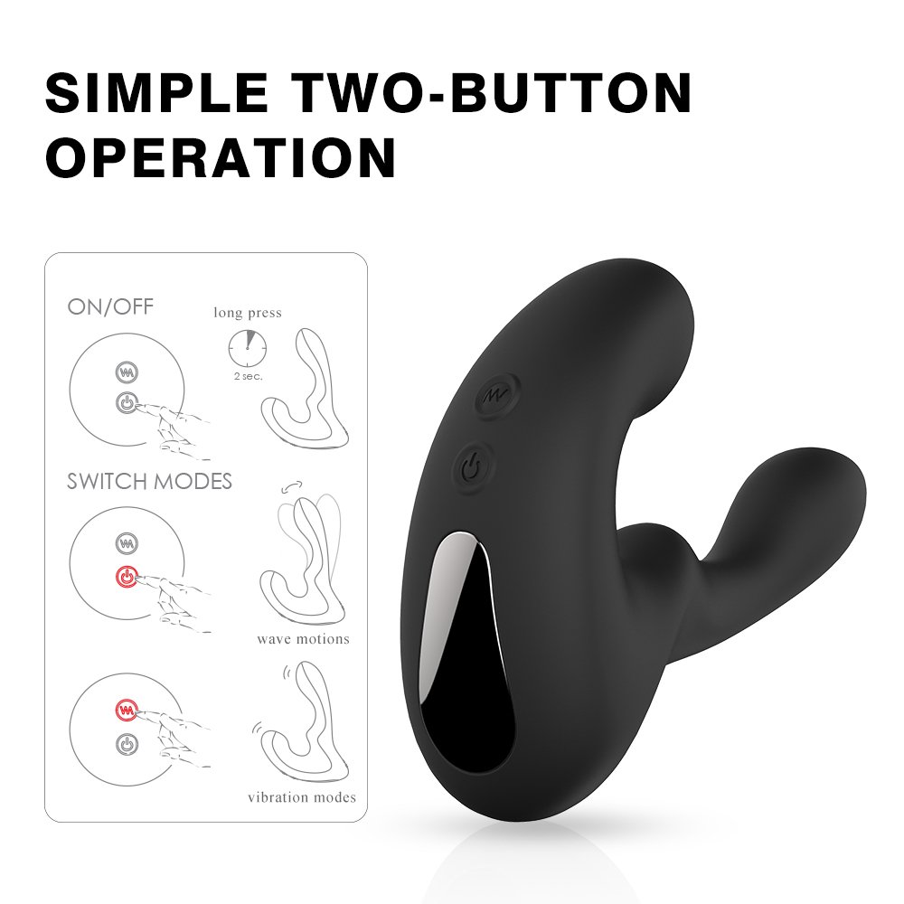 Wholesale Male Prostata Massage Vibrating Waterproof Anal/Butt Plug G Spot Silicone Prostate Massager Anal Sex Toys