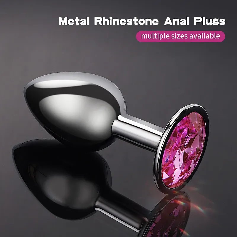 One Carton OEM ODM Metal Butt Plug Jewel Anal Toys Sex Toy for Men Women Plug Anal Carton Size Adult Sex Juguetes Sexuales