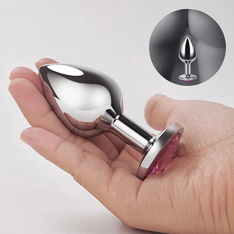 One Carton OEM ODM Metal Butt Plug Jewel Anal Toys Sex Toy for Men Women Plug Anal Carton Size Adult Sex Juguetes Sexuales