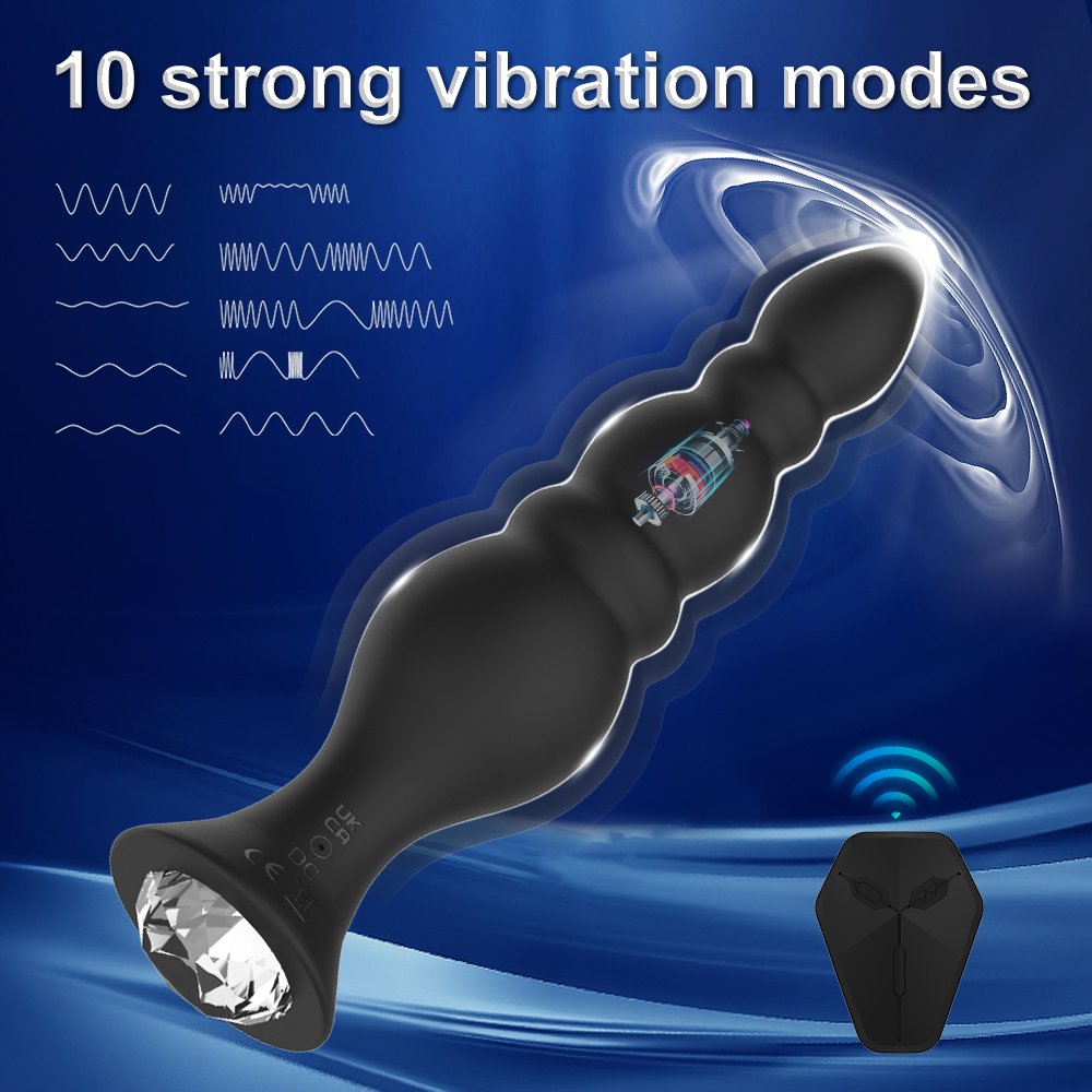 4PCS anal bead anal plug remote control adult sex toy 10 vibration mode prostate massager vibration buttocks plug anal toy