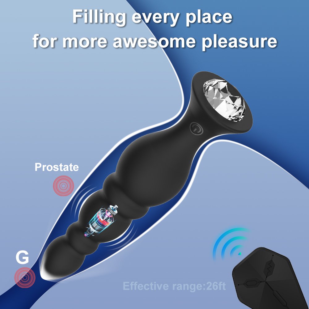 4PCS anal bead anal plug remote control adult sex toy 10 vibration mode prostate massager vibration buttocks plug anal toy