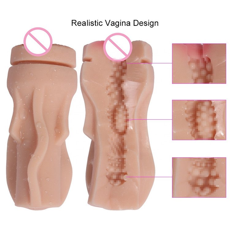 2020 TPR Anal Masturbation Aircraft Cup Silicone Sex Toys For Men Masturbation Simulation Vaginal Sex