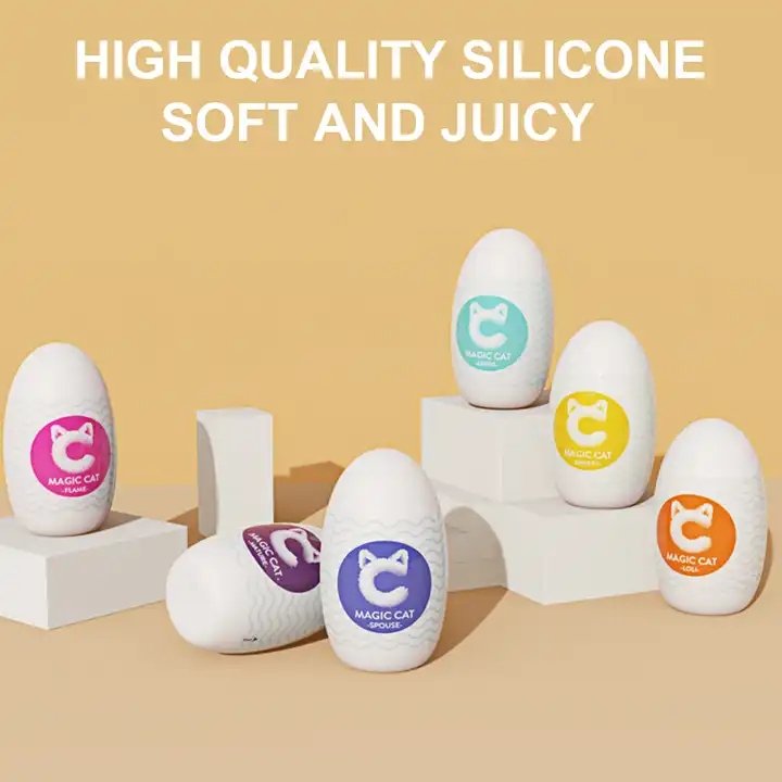 Top Seller Mini Male Masturbator Adult Men Sex Toys Oral Pussy Anal 6 Kinds Of Egg Masturbation Cup Magic Cat