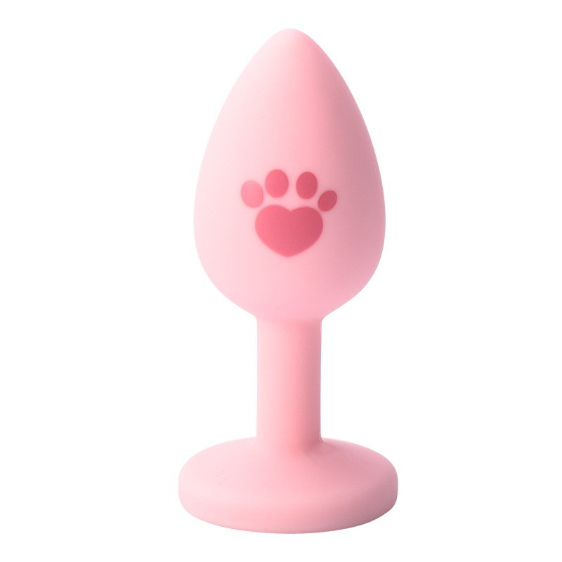 Customizable Cat Paw Pattern Butt Plug Backyard Silicone Anal Plugs Adult Sex Toy for Couple