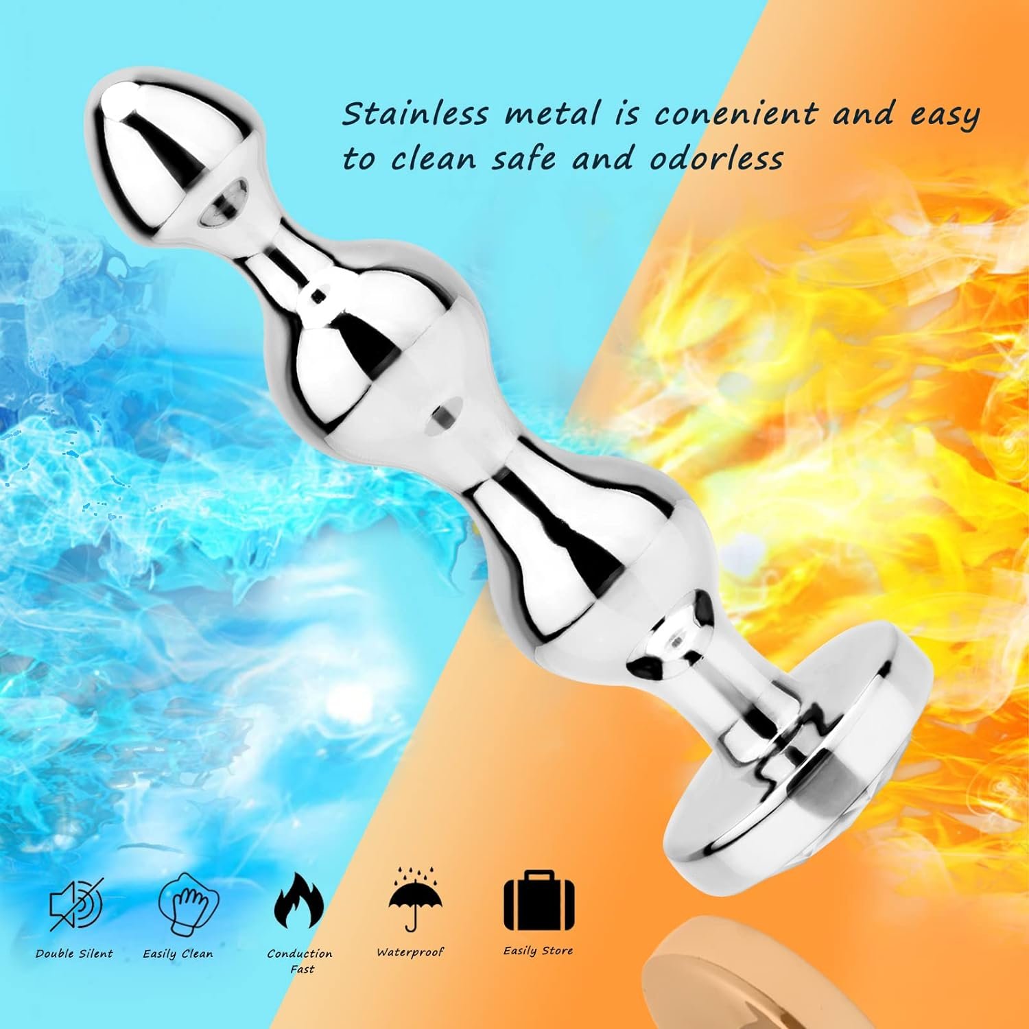 3 PCS/ SET Jewel Butt Plugs Sex Toy Anal Training Kit- G Spot Anal Sex Adult Toy for Beginner Adult Unisex Women and Men Couple