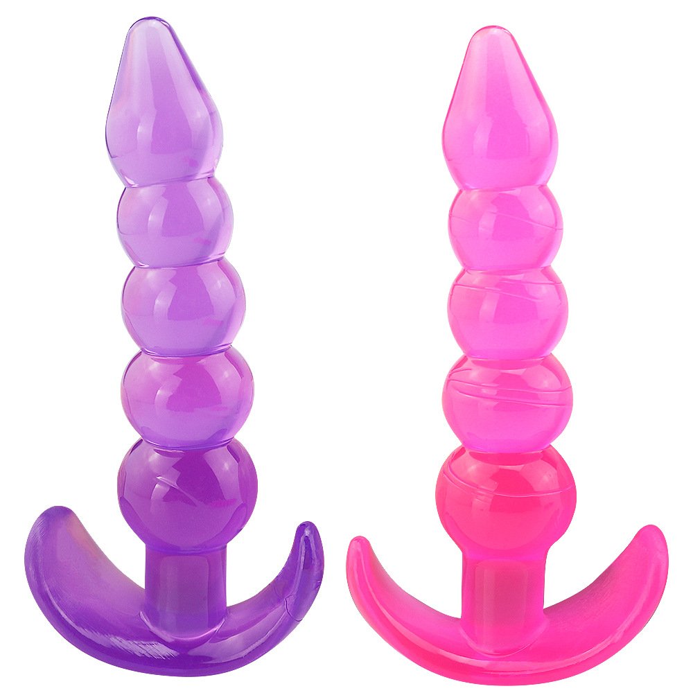 Silicone Anal Plug Male Prostate Massager Anal Beads Plug G Spot Butt Adult Masturbation Anal Sex Toys for Couple