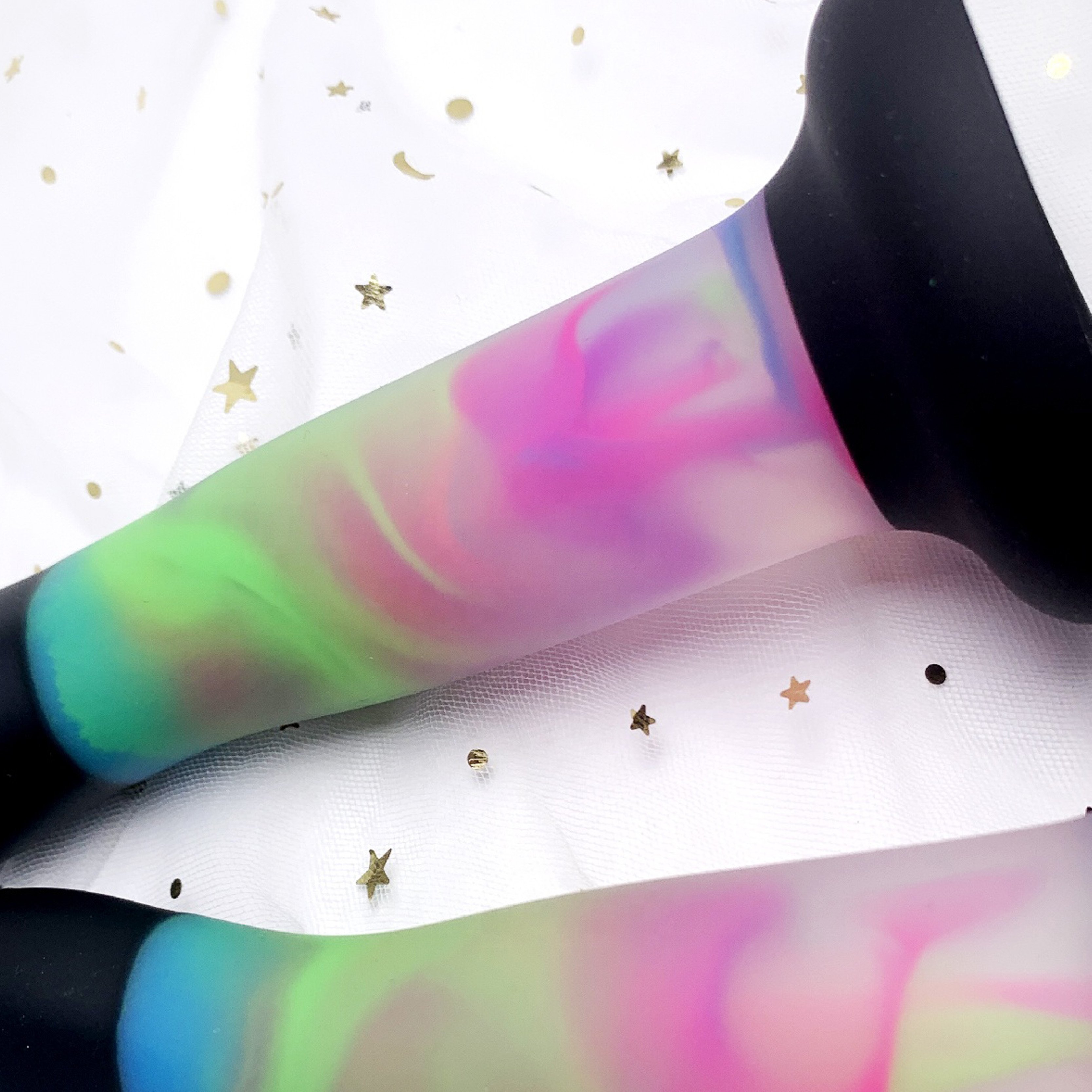 Factory Direct Blackhead middle semi permeable rainbow smoke G-spot stick thrusting anal dildo silicone sex toys for adult women