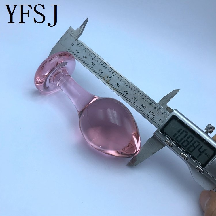 Customized Female Masturbation Flexible Dildo Glass Penis Large G-spot Adult Sex toys