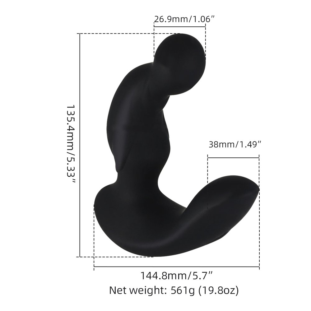 Wireless Remote Control G-Shape Prostate Massager ABS Silicone Adult Sex Toy with Vibrators Juguetes Sexuales for Men
