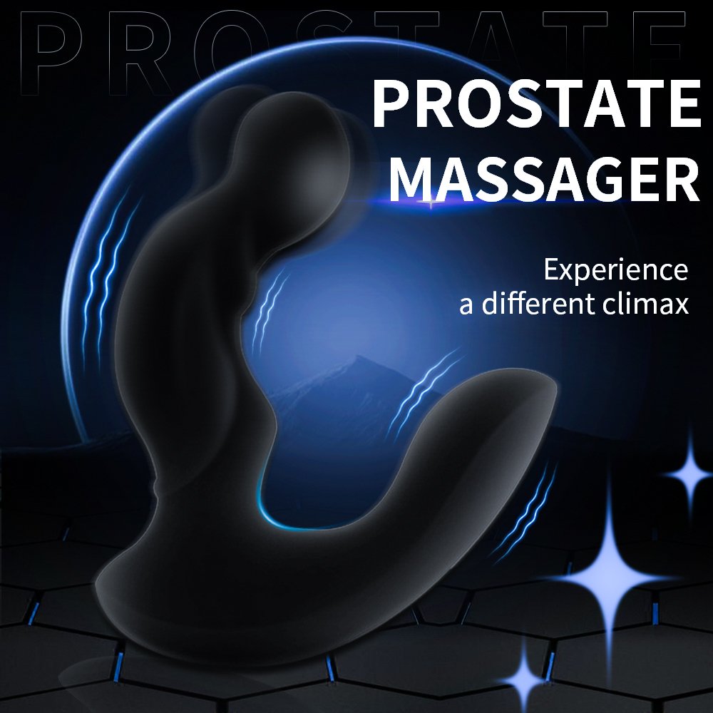 Wireless Remote Control G-Shape Prostate Massager ABS Silicone Adult Sex Toy with Vibrators Juguetes Sexuales for Men