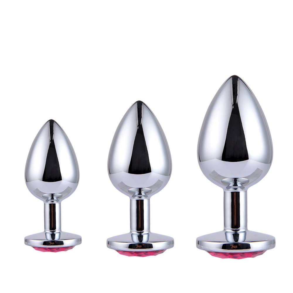 3pcs/Set Small Medium Large Stainless Steel Big Anal Plug Butt Plug Metal Anal Sex Toys For Men Gay Sex Products For Women