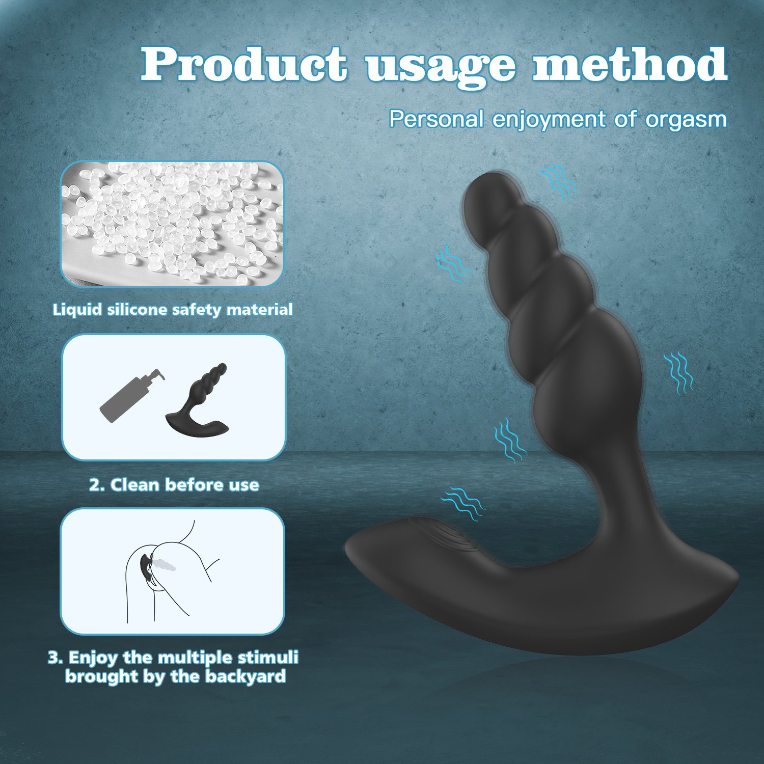 Big Size Wearable Panty Wireless Anal Toys Butt Plugs Silicone Powerful Anal Plug Vibrator for Men Sex Toy