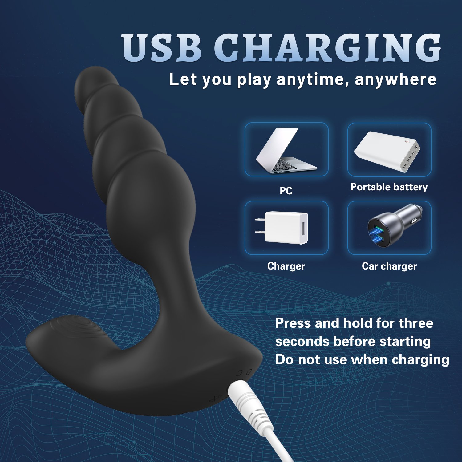 Big Size Wearable Panty Wireless Anal Toys Butt Plugs Silicone Powerful Anal Plug Vibrator for Men Sex Toy