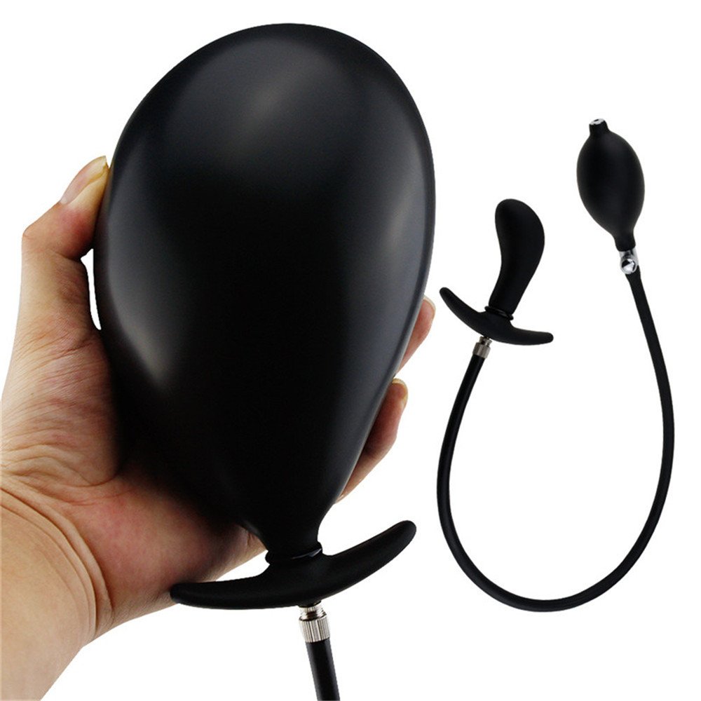 New Silicone Erotic Toys Super Big Prostate Massage Tool Anal Plug Anal Dilator Penis Pump Dildo Sex Toy Inflatable Butt Plug