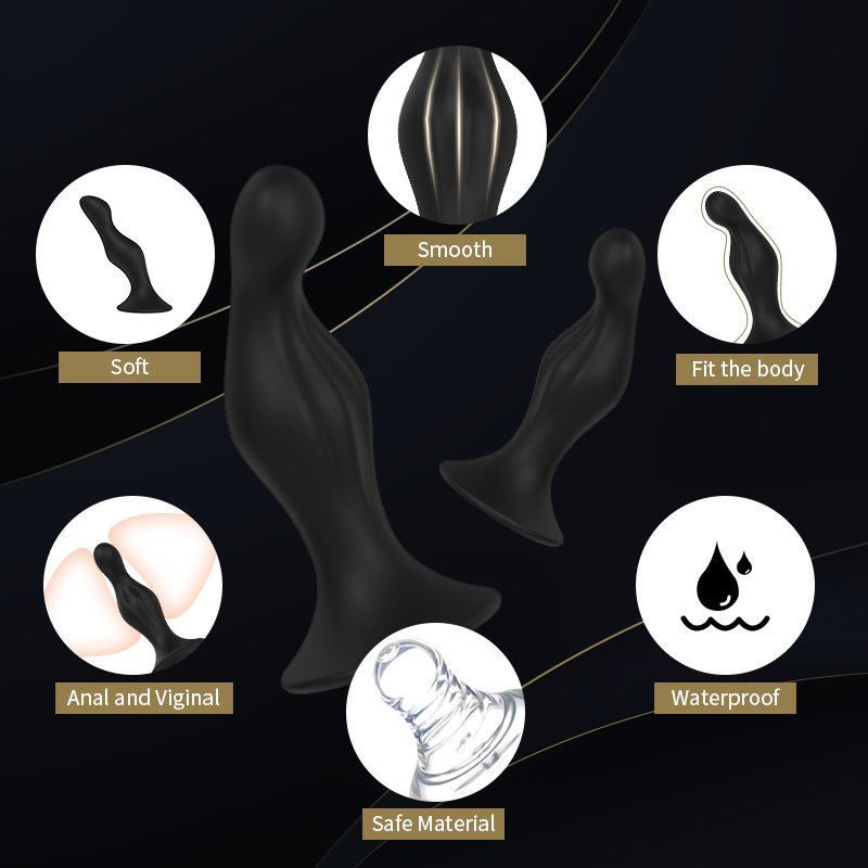 Anal Plug Silicone Anal Training Kit Sex Toys Dilator Small Size Butt Plug for Women Sex Pleasure