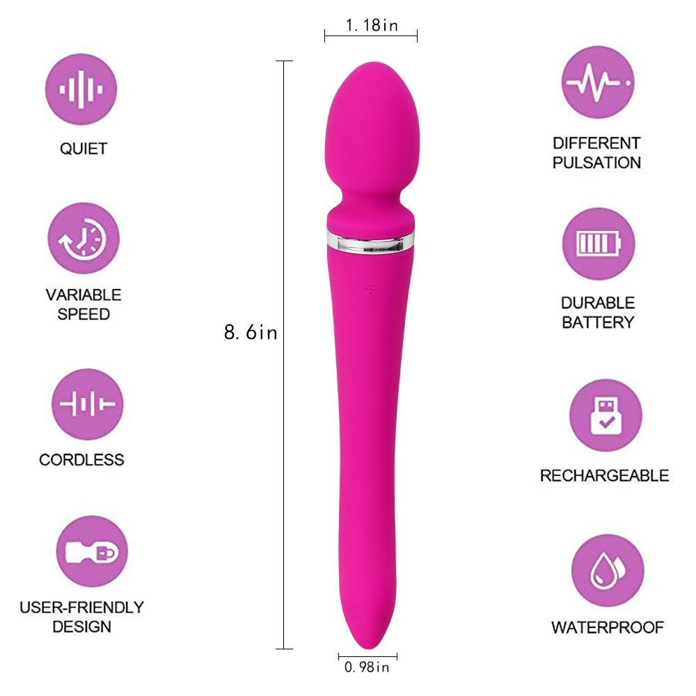 Adult sex toy G-spot vibrator anal nipple clitoral stimulator - female sex vibrator