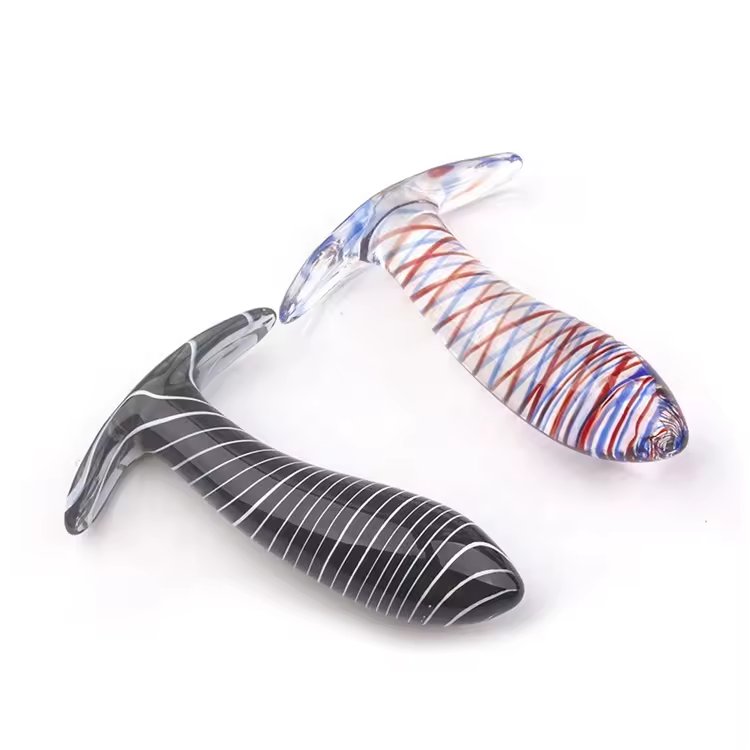 Factory Wholesale Price Couple Porn Toys Stimulation Masturbation Anal Beads Thick Crystal Glass Dildo Anal Plug Ladies Toys