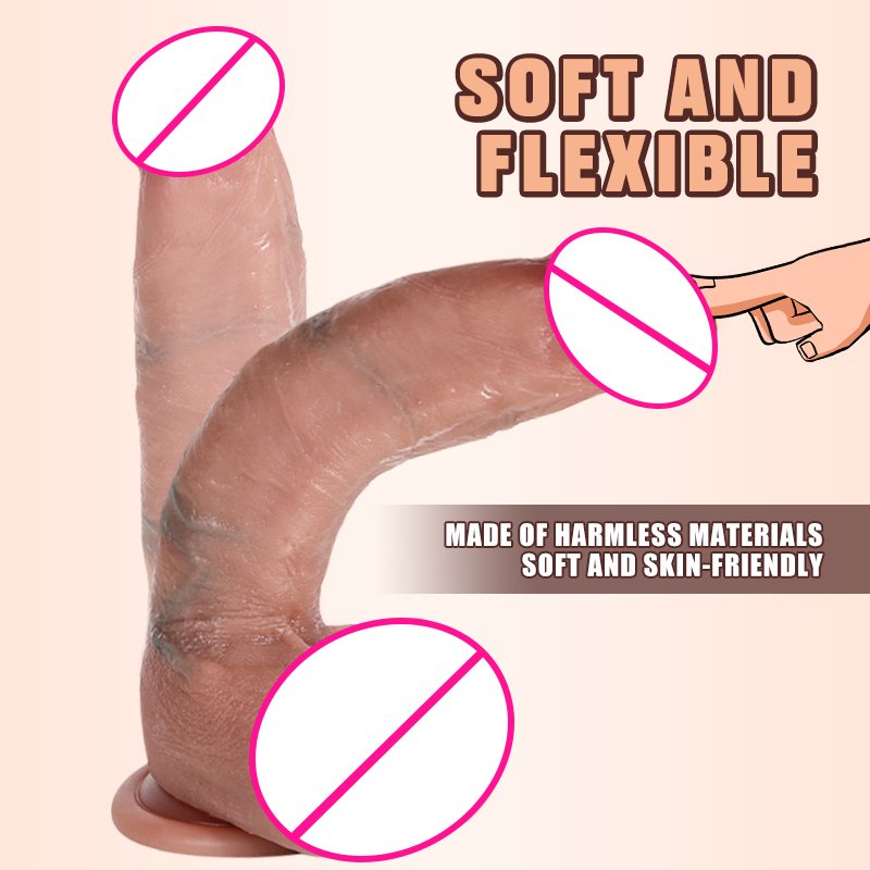 REDBURG Adult Shop Silicone for Make Dildo Female Soft Dildo Realistic Penis Women Pene Masturbator Penis Toys for Woman