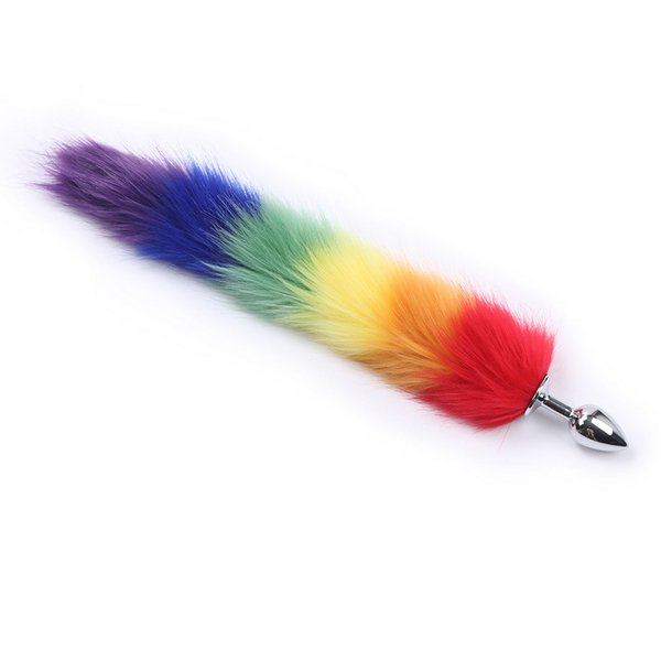 40cm Super Long Cat Dog Tail Anal Plug Adult Sex Toy Fox Anal Plug Tail For Men Women