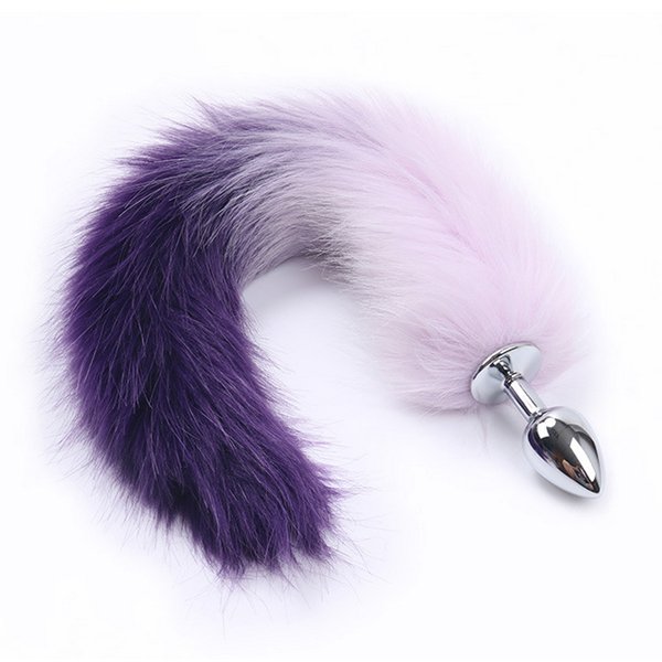 40cm Super Long Cat Dog Tail Anal Plug Adult Sex Toy Fox Anal Plug Tail For Men Women