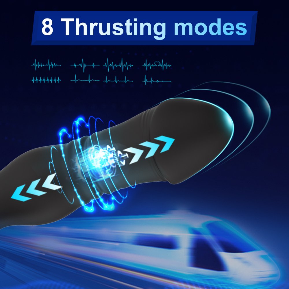 Remote controlled swing anal vibrator prostate massager thrust anal plug dildo adult male and female sex toy