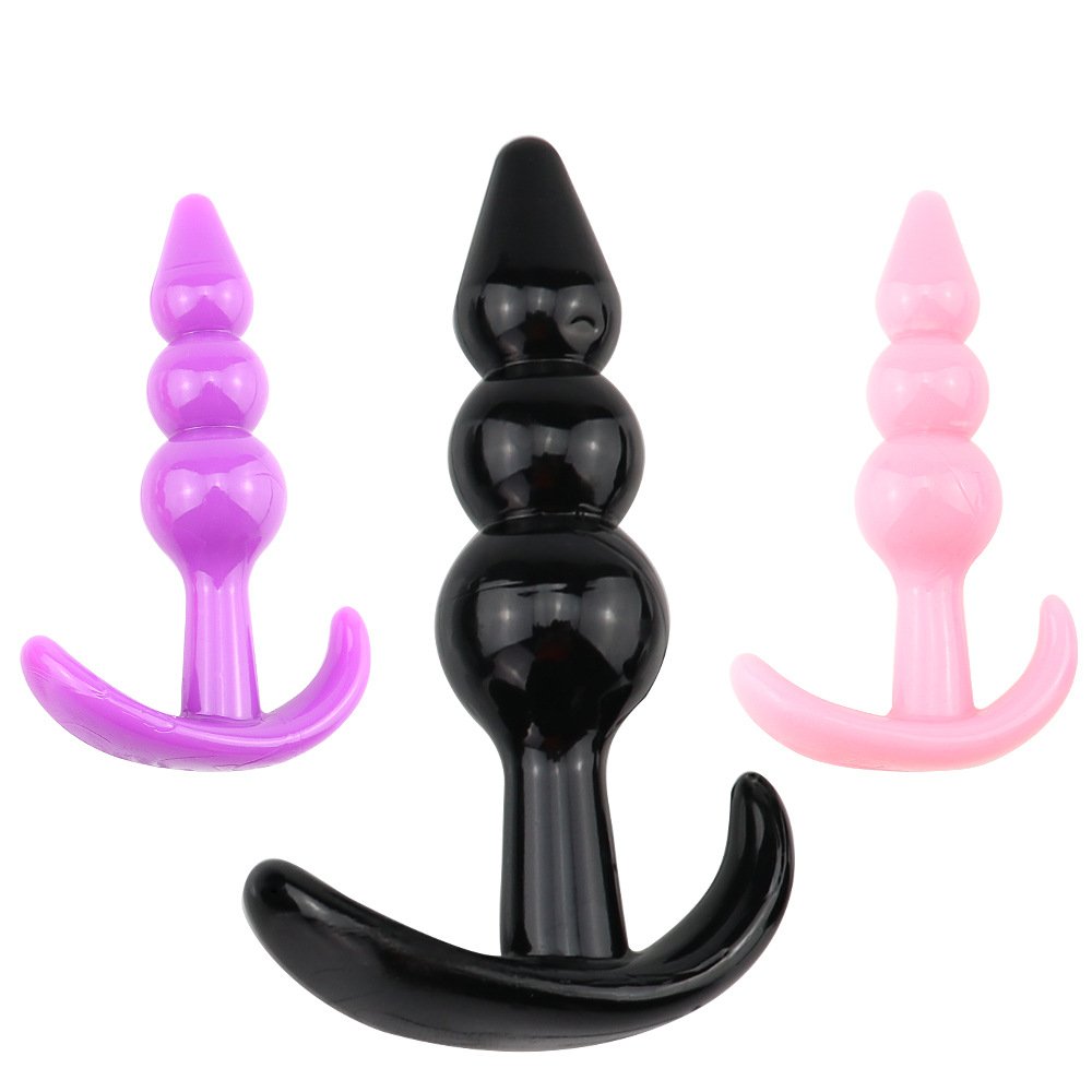Soft Silicone Anal Plug Prostate Massage Anus Dilator Butt Plug Dildos for Men Gay Erotic Accessories
