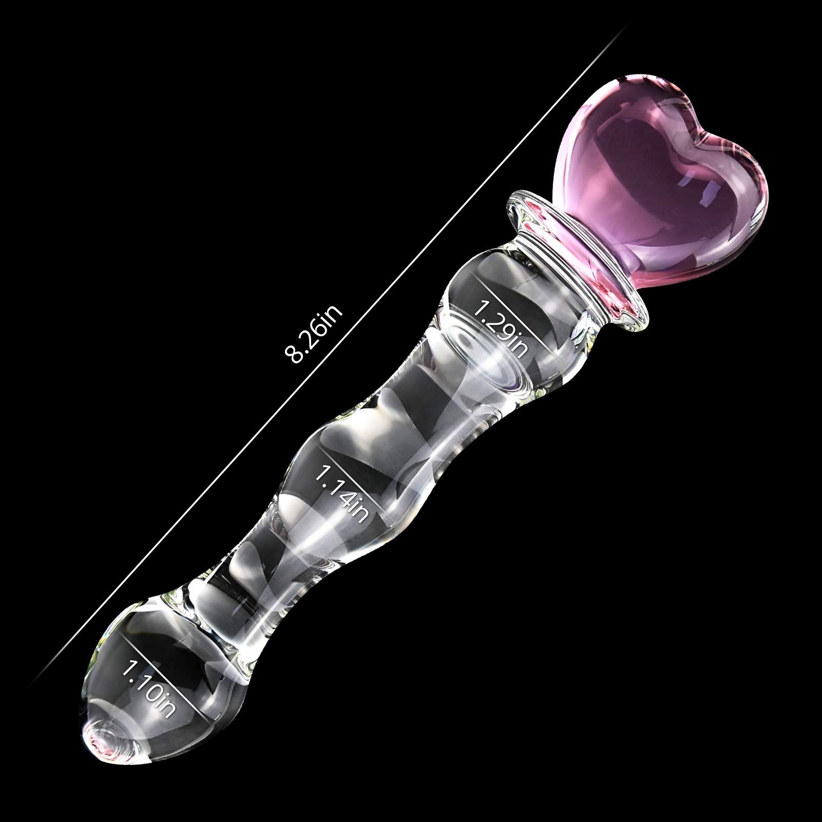 Vaginal And Anal Stimulation High-grade Crystal Beads Anal Butt Plug Glass Dildo Penis Sex Toys For male anal toy