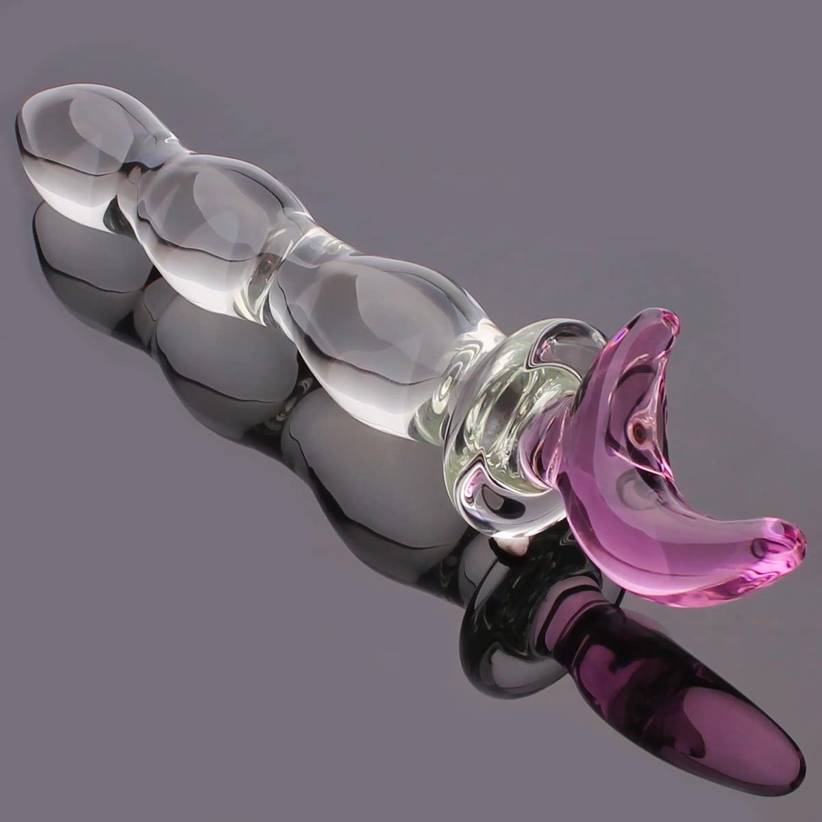 Vaginal And Anal Stimulation High-grade Crystal Beads Anal Butt Plug Glass Dildo Penis Sex Toys For male anal toy