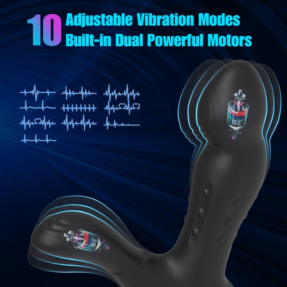 Prostate massager anal vibrator thrust up and down mode buttocks stuffed anal sex toy male sex toy