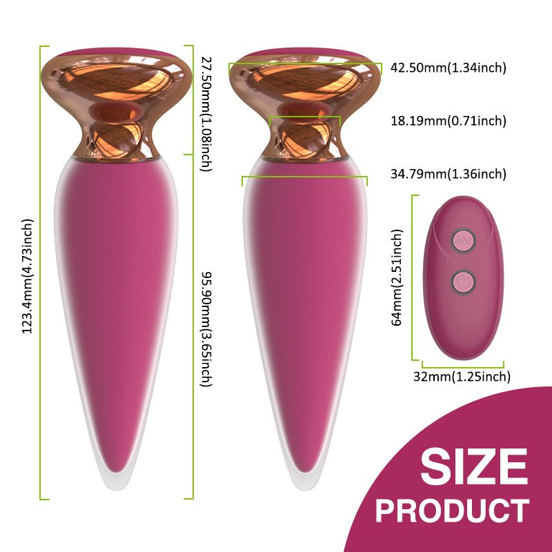 Remote Control Anal Butt Plug Vibrator Prostate Massage Sex Toys For Men
